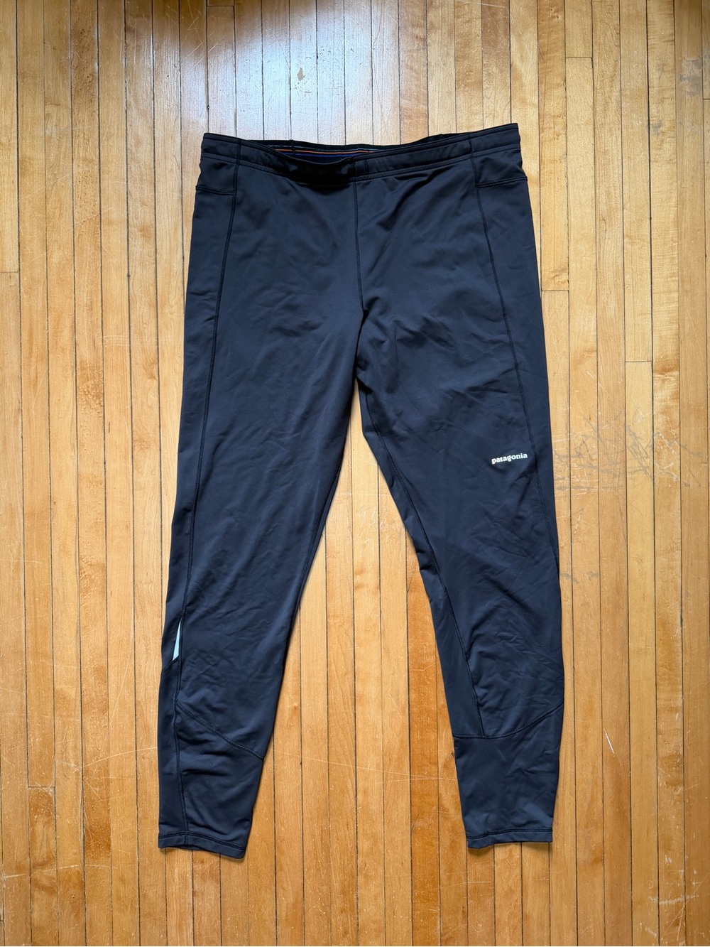Patagonia Peak Mission Running Outdoor Performance Tights Black Sz. XL